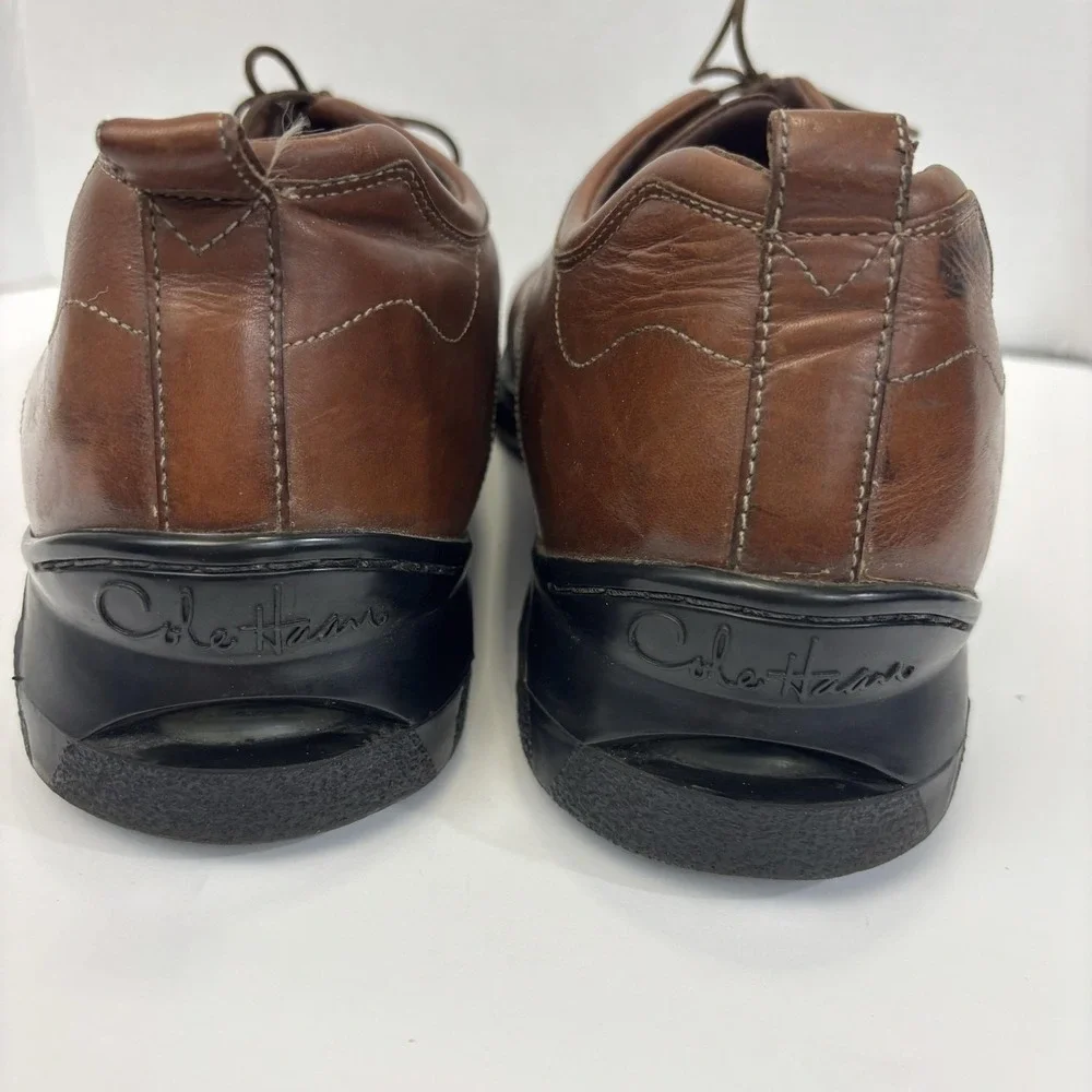 Cole Haan Air Leather Derby Dress Shoes Mens 15 Brown Formal Lace Up Preppy